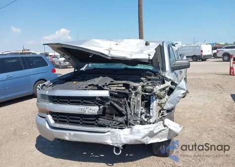 2017 Chevrolet Silverado 1500 Custom из США, поврежденный, VIN 1GCRCPEC7HZ308137